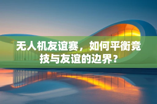 无人机友谊赛，如何平衡竞技与友谊的边界？