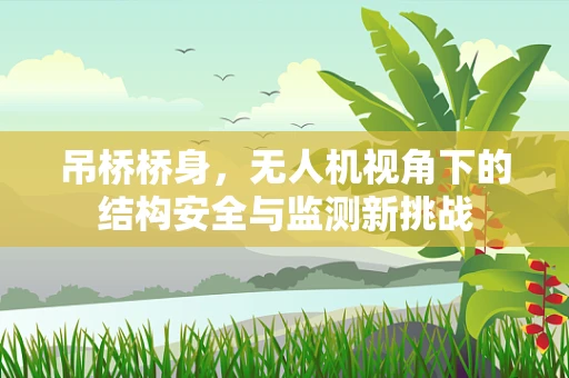 吊桥桥身，无人机视角下的结构安全与监测新挑战
