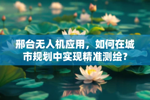 邢台无人机应用，如何在城市规划中实现精准测绘？
