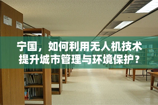 宁国，如何利用无人机技术提升城市管理与环境保护？