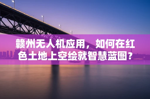 赣州无人机应用，如何在红色土地上空绘就智慧蓝图？