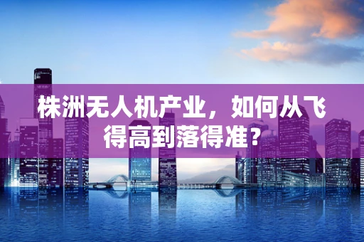 株洲无人机产业，如何从飞得高到落得准？