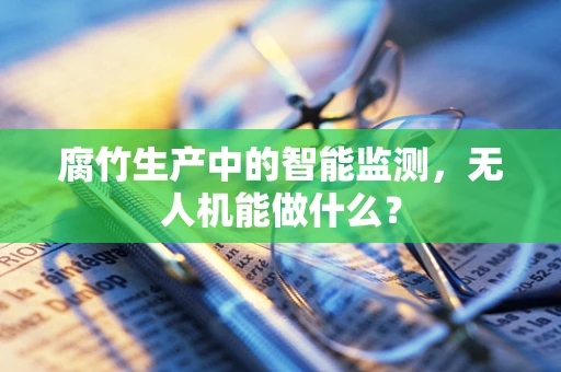 腐竹生产中的智能监测，无人机能做什么？