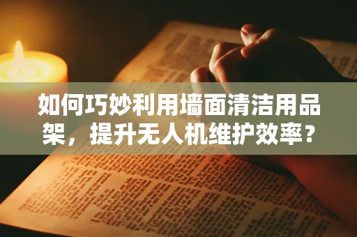 如何巧妙利用墙面清洁用品架，提升无人机维护效率？