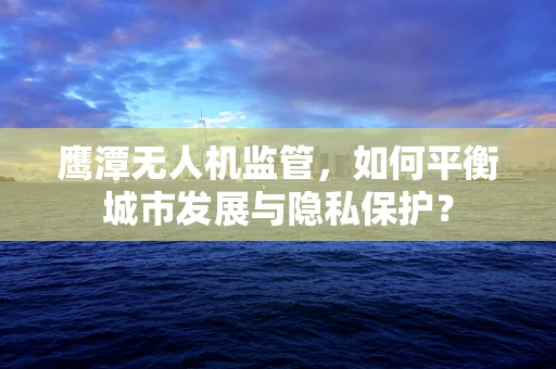 鹰潭无人机监管，如何平衡城市发展与隐私保护？