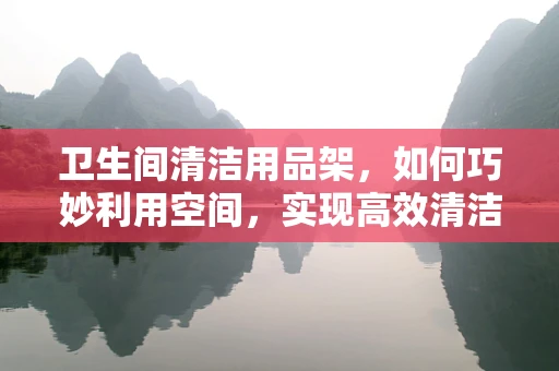 卫生间清洁用品架，如何巧妙利用空间，实现高效清洁？
