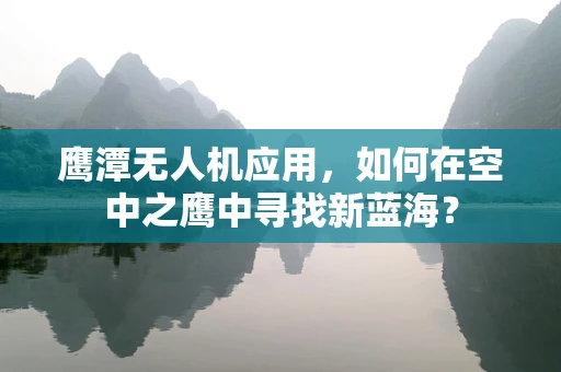 鹰潭无人机应用，如何在空中之鹰中寻找新蓝海？