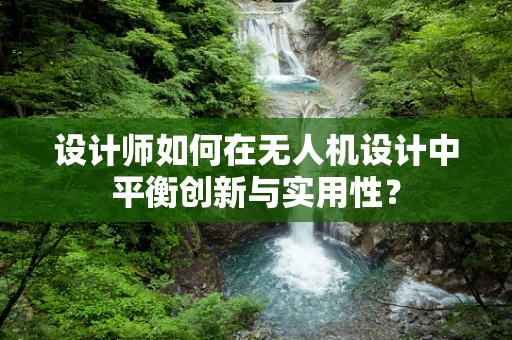 设计师如何在无人机设计中平衡创新与实用性？