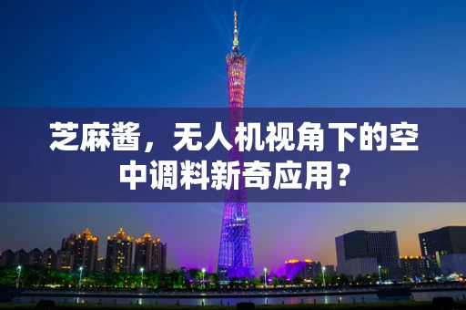芝麻酱，无人机视角下的空中调料新奇应用？