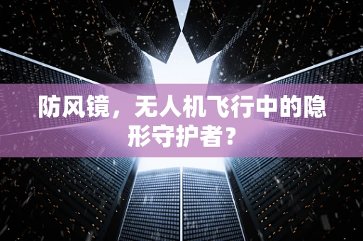 防风镜，无人机飞行中的隐形守护者？