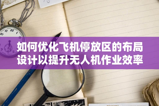 如何优化飞机停放区的布局设计以提升无人机作业效率？