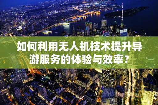 如何利用无人机技术提升导游服务的体验与效率？