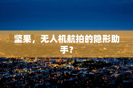 坚果，无人机航拍的隐形助手？