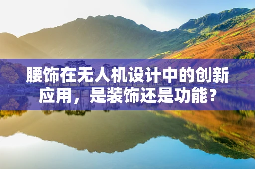 腰饰在无人机设计中的创新应用，是装饰还是功能？