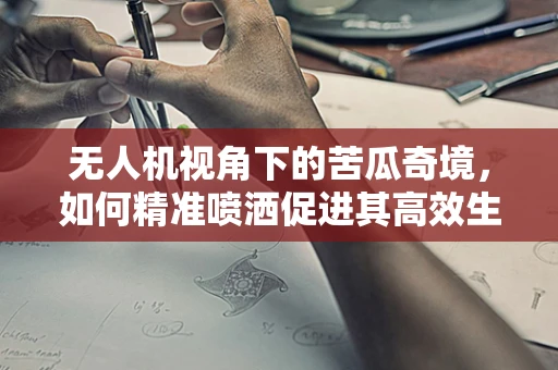 无人机视角下的苦瓜奇境，如何精准喷洒促进其高效生长？