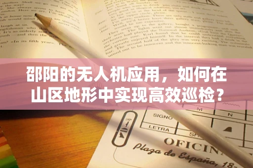 邵阳的无人机应用，如何在山区地形中实现高效巡检？