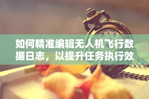 如何精准编辑无人机飞行数据日志，以提升任务执行效率？