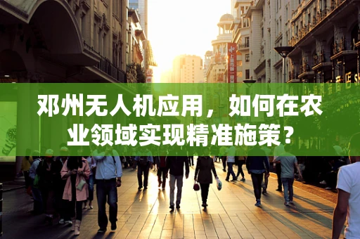 邓州无人机应用，如何在农业领域实现精准施策？