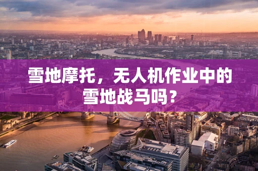 雪地摩托，无人机作业中的雪地战马吗？