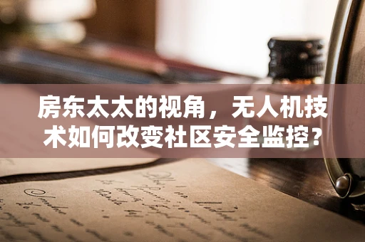 房东太太的视角，无人机技术如何改变社区安全监控？