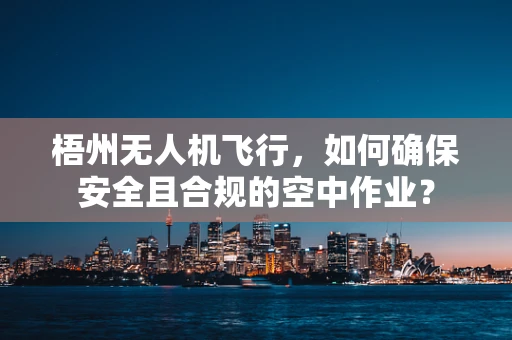 梧州无人机飞行，如何确保安全且合规的空中作业？