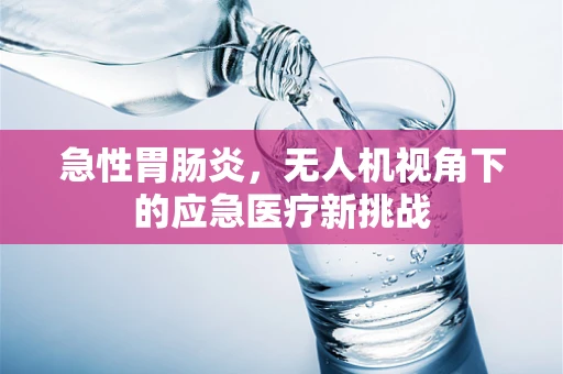 急性胃肠炎，无人机视角下的应急医疗新挑战