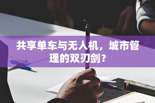 共享单车与无人机，城市管理的双刃剑？
