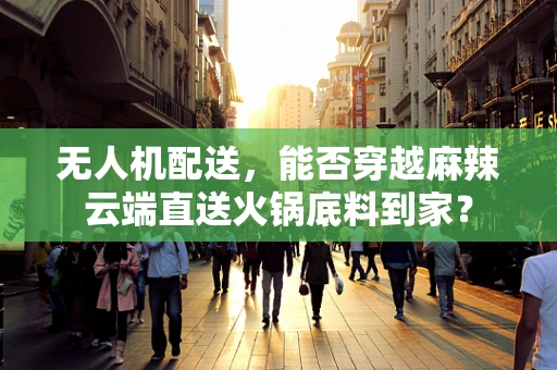 无人机配送，能否穿越麻辣云端直送火锅底料到家？