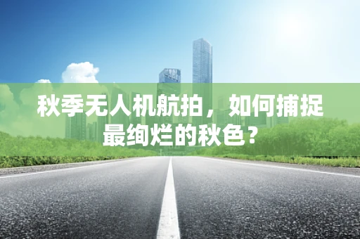 秋季无人机航拍，如何捕捉最绚烂的秋色？