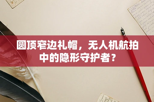 圆顶窄边礼帽，无人机航拍中的隐形守护者？