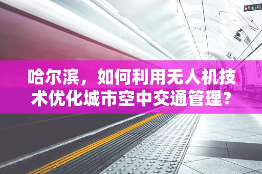 哈尔滨，如何利用无人机技术优化城市空中交通管理？