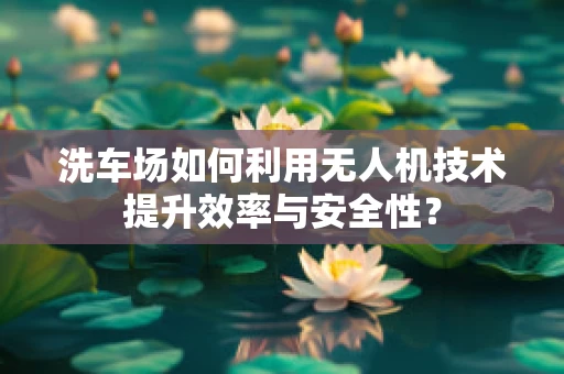 洗车场如何利用无人机技术提升效率与安全性？