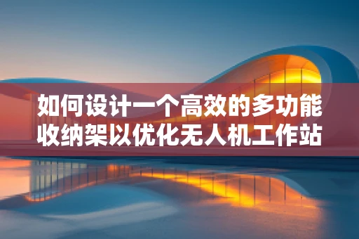 如何设计一个高效的多功能收纳架以优化无人机工作站的存储与组织？