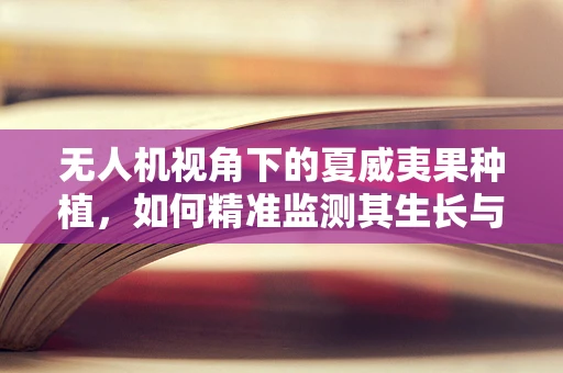 无人机视角下的夏威夷果种植，如何精准监测其生长与收获？