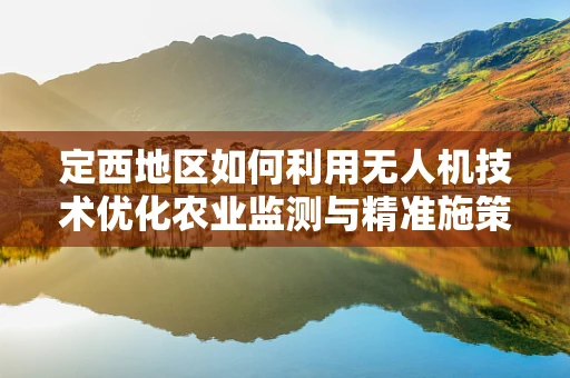 定西地区如何利用无人机技术优化农业监测与精准施策？