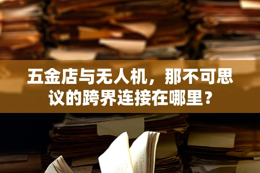 五金店与无人机，那不可思议的跨界连接在哪里？