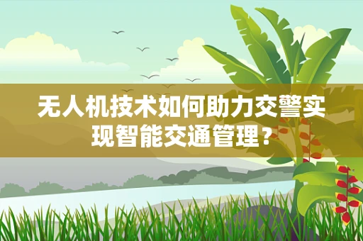 无人机技术如何助力交警实现智能交通管理？