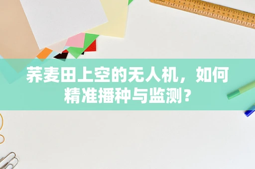 荞麦田上空的无人机，如何精准播种与监测？