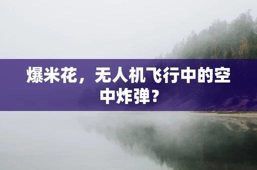 爆米花，无人机飞行中的空中炸弹？
