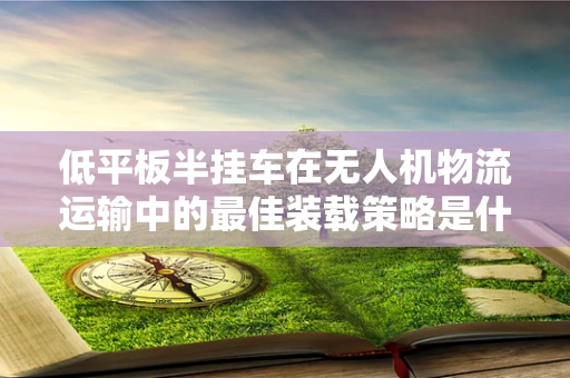 低平板半挂车在无人机物流运输中的最佳装载策略是什么？