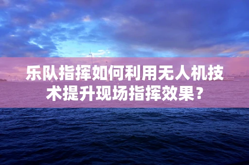 乐队指挥如何利用无人机技术提升现场指挥效果？