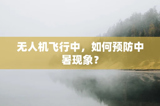 无人机飞行中，如何预防中暑现象？