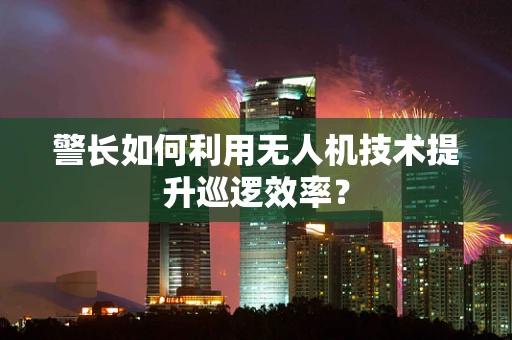 警长如何利用无人机技术提升巡逻效率？
