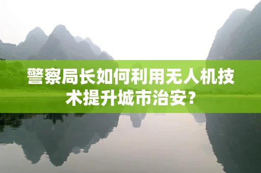 警察局长如何利用无人机技术提升城市治安？