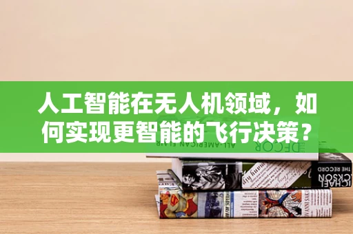 人工智能在无人机领域，如何实现更智能的飞行决策？