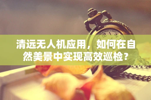清远无人机应用，如何在自然美景中实现高效巡检？