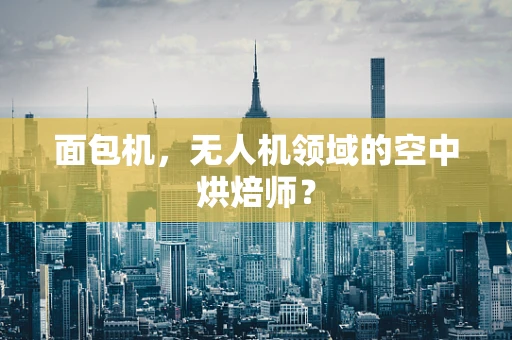 面包机，无人机领域的空中烘焙师？