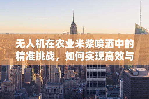 无人机在农业米浆喷洒中的精准挑战，如何实现高效与环保的平衡？
