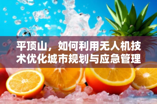平顶山，如何利用无人机技术优化城市规划与应急管理？