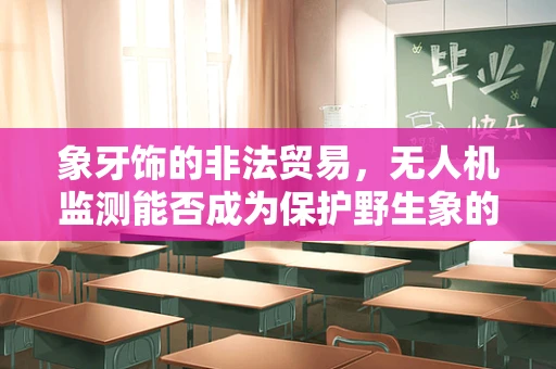 象牙饰的非法贸易，无人机监测能否成为保护野生象的新防线？